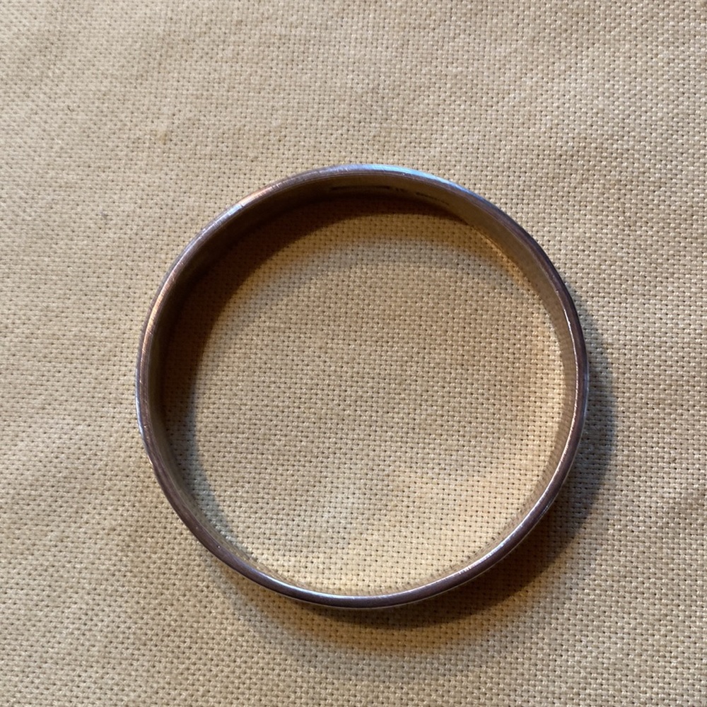 Solid Sterling Silver Bangle Bracelet Vintage - image 3